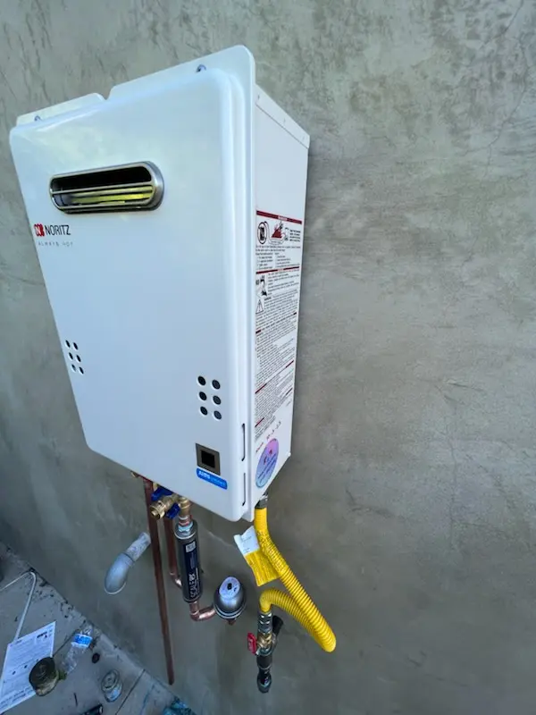 Tankless water heater installation for Old Town homes